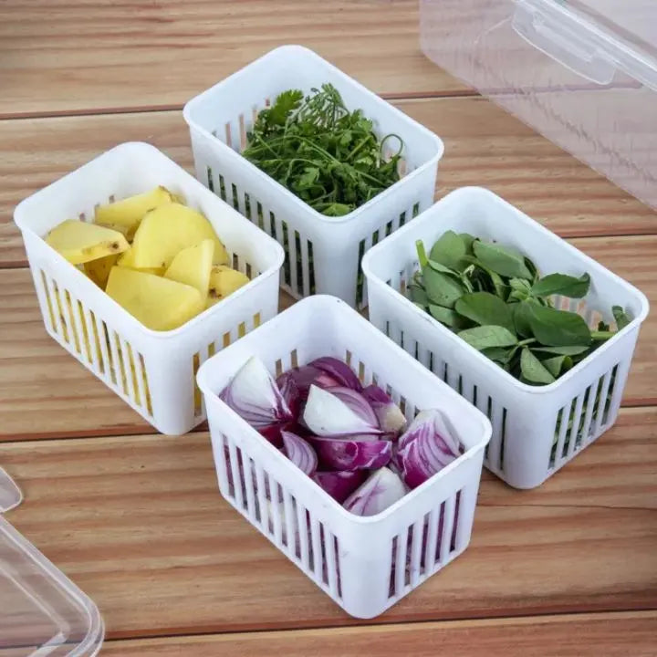 BowLift | Refrigerator Storage Box – 4-in-1 Organizer for Food