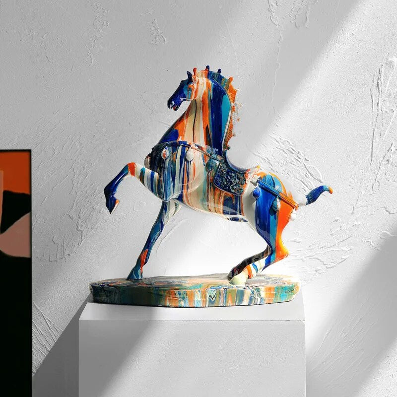 BowLift | Art Colorful Bull Sculpture