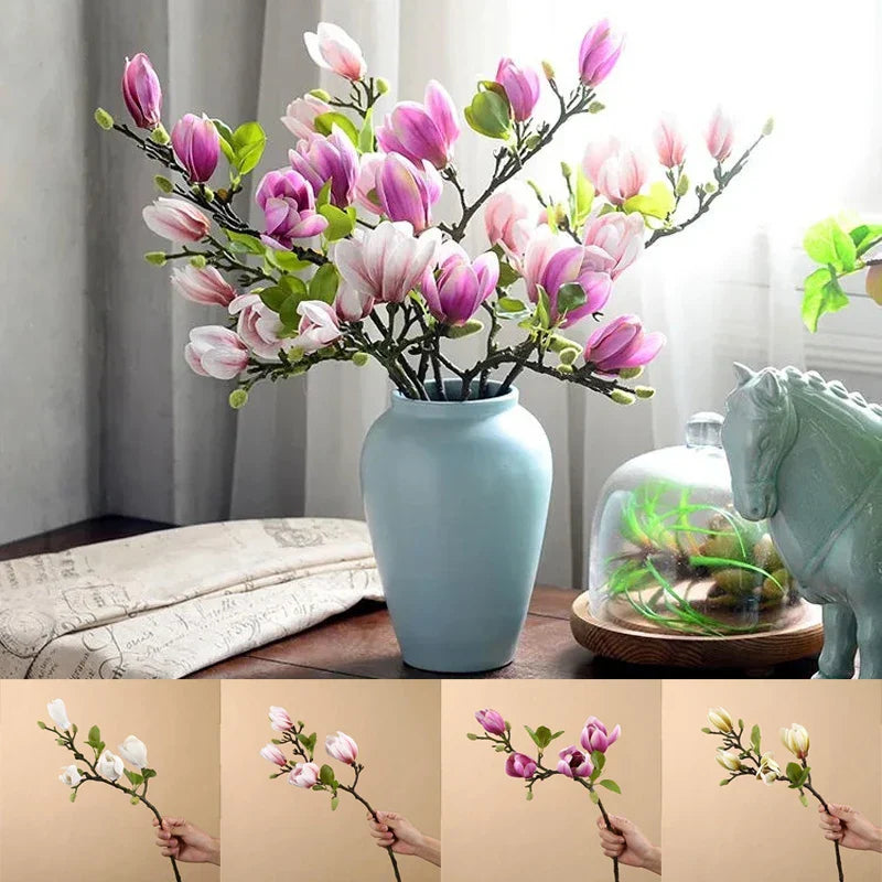 BowLift | SilkSplendor - Life-like artificial magnolia branches