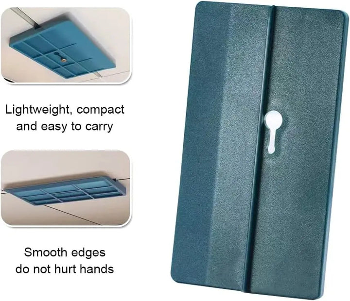 BowLift | Plastic ceiling panel mounting plates for easy one-person installation