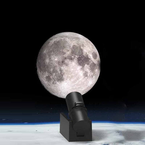 BowLift | Earth & Moon Projector Lamp | LED Night Light | Cosmic Ambiance with Multiple Modes