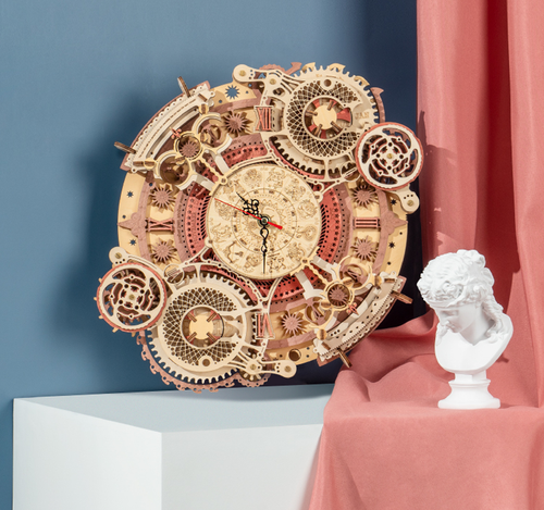 Zodiac Wall Clock and Calendar Bowlift