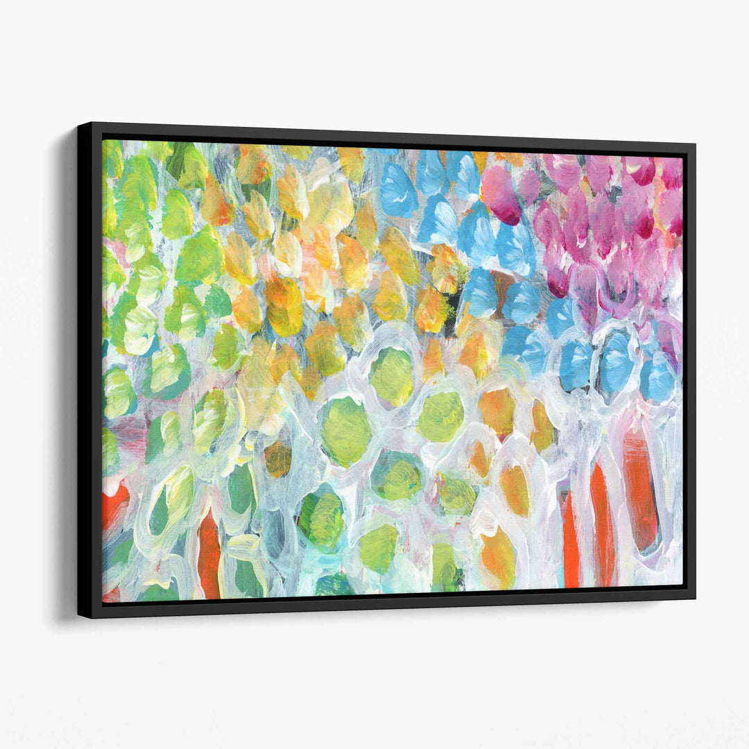 Abstract Canvas Print Summer Fruits | Bowlift