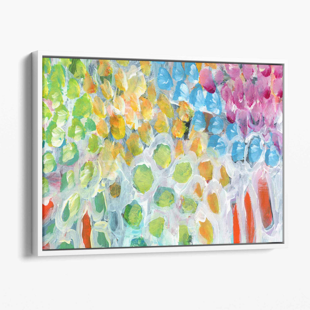 Abstract Canvas Print Summer Fruits | Bowlift