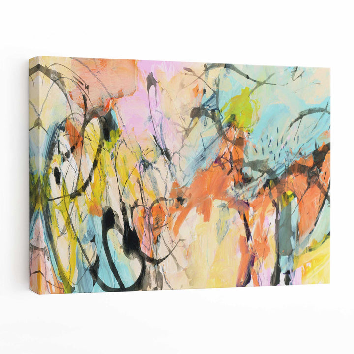 Abstract Graffiti Wall Art Prints Canvas Print | Bowlift