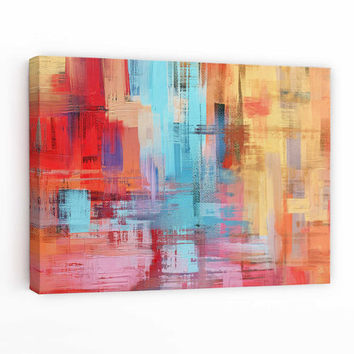 Abstract Art Print of the Painting 'Summer Vacation' Canvas | Bowlift