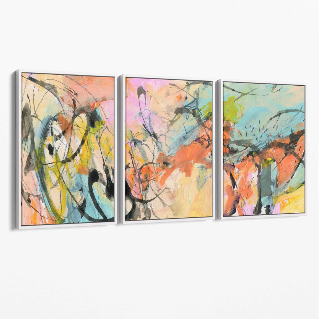 Abstract Graffiti Wall Art Prints Canvas | Bowlift