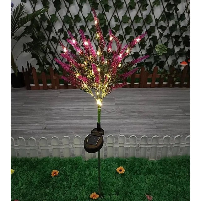 BowLift | Solar lavender lights for romantic garden lighting