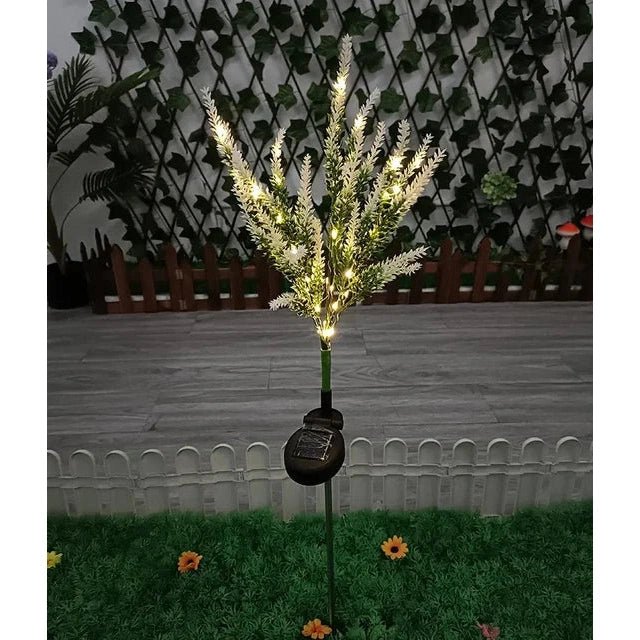 BowLift | Solar lavender lights for romantic garden lighting
