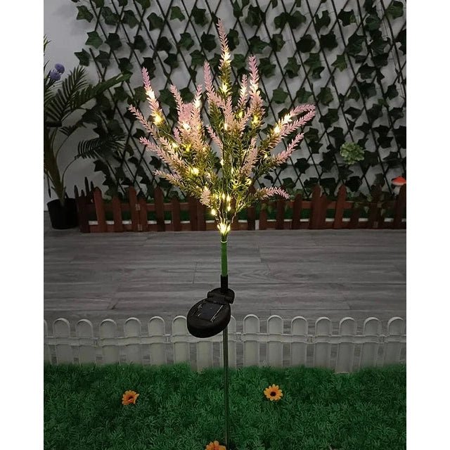 BowLift | Solar lavender lights for romantic garden lighting