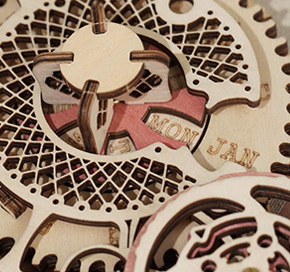 Zodiac Wall Clock and Calendar Bowlift