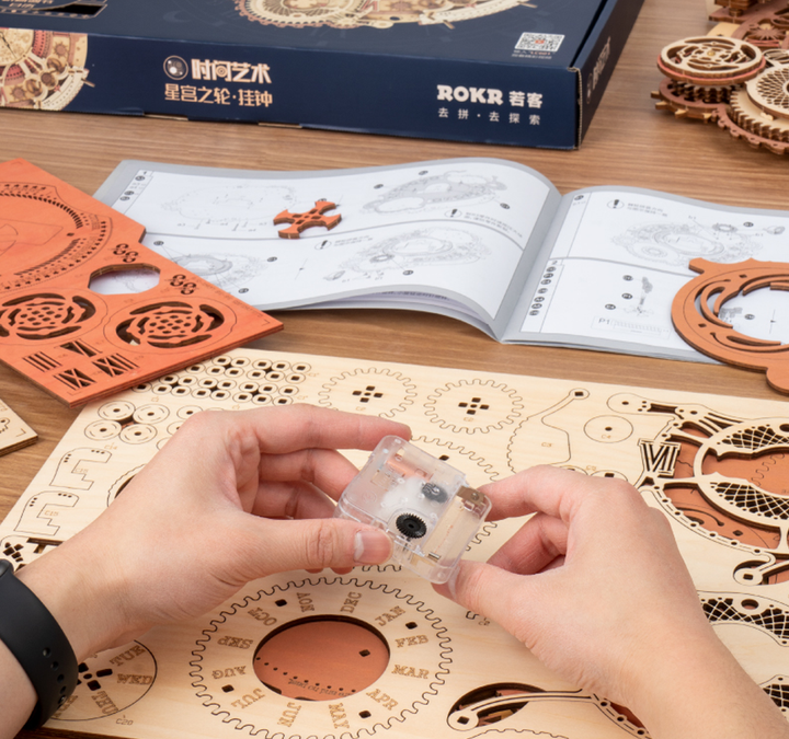 Zodiac Wall Clock and Calendar Bowlift