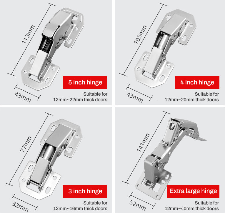 BowLift | Cabinet Hinges - Easy Installation of Bridge-Shaped Door Hinges