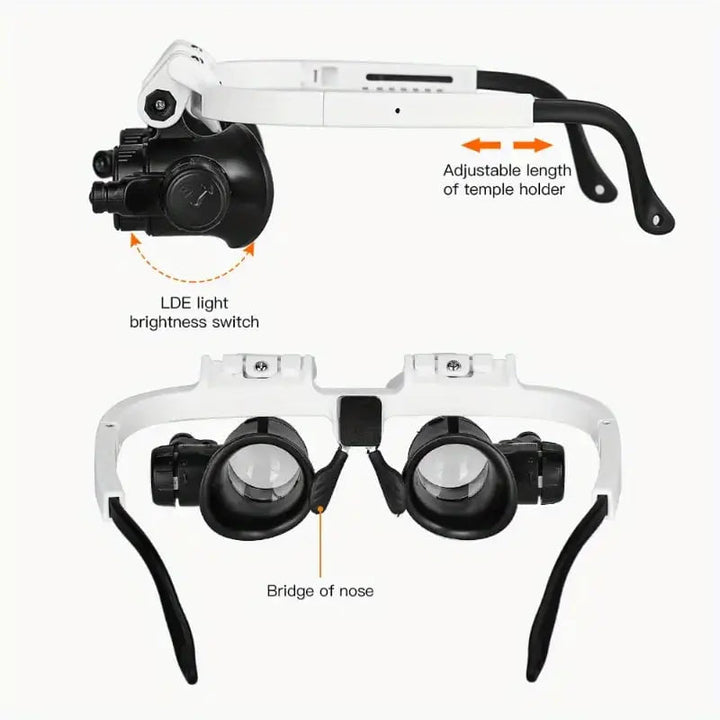 BowLift | LED magnifying glass – Hands-free precision with adjustable zoom