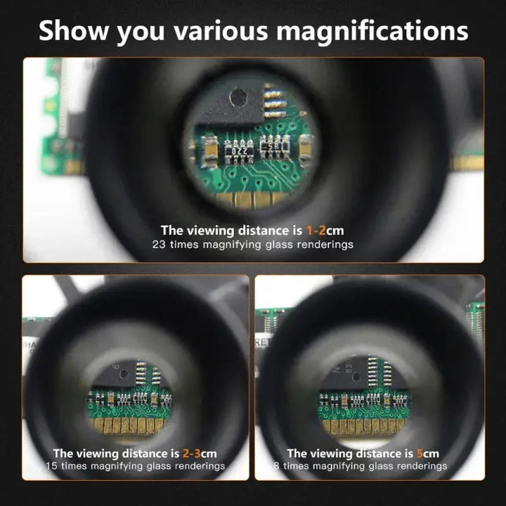 BowLift | LED magnifying glass – Hands-free precision with adjustable zoom