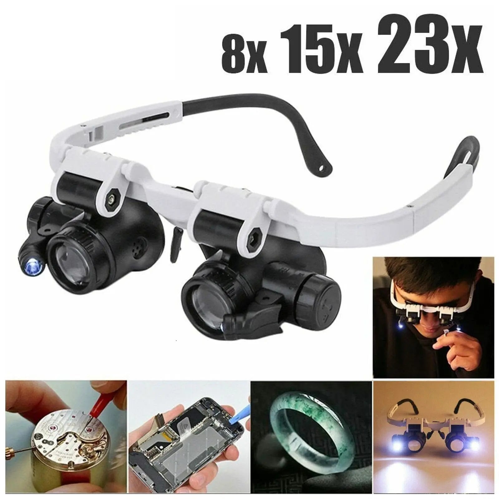 BowLift | LED magnifying glass – Hands-free precision with adjustable zoom