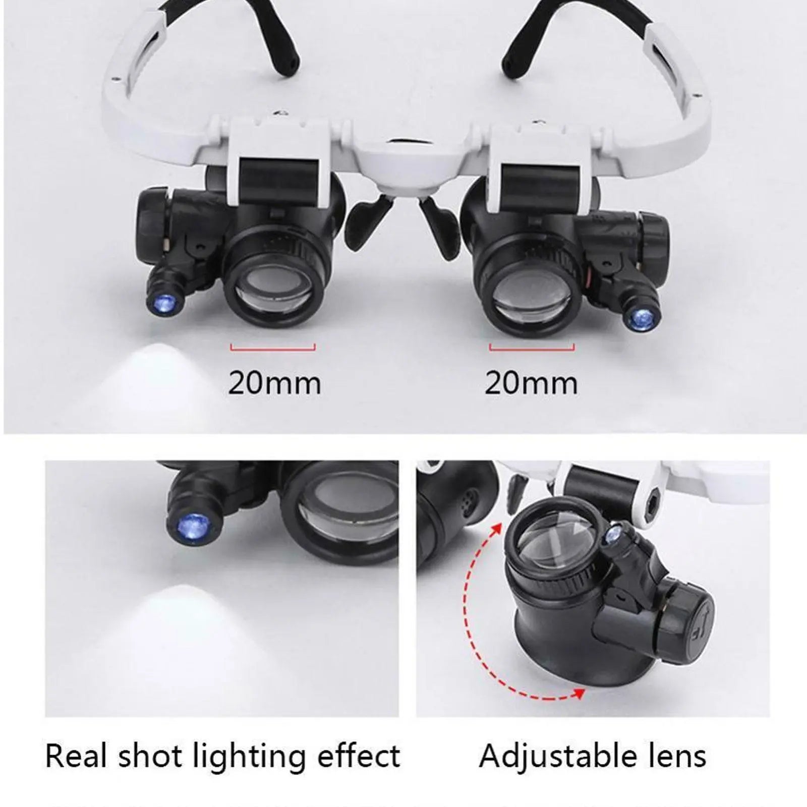 BowLift | LED magnifying glass – Hands-free precision with adjustable zoom