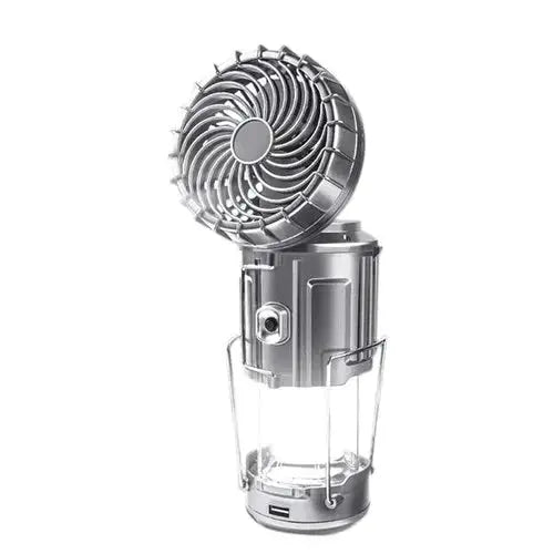 BowLift | Camping Lantern with Fan & Power Bank | Solar & Rechargeable LED Light | Portable Outdoor Gear