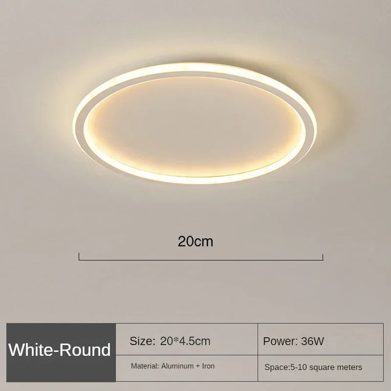 Scandinavian Round Ceiling Lamp - NordicGlow | Bowlift