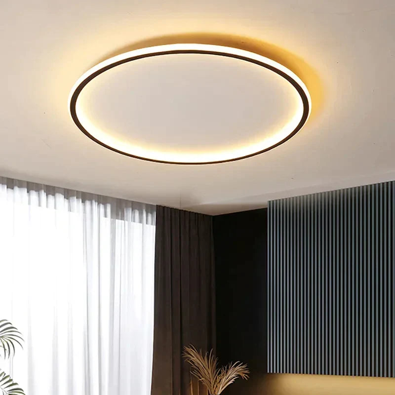 Scandinavian Round Ceiling Lamp - NordicGlow | Bowlift