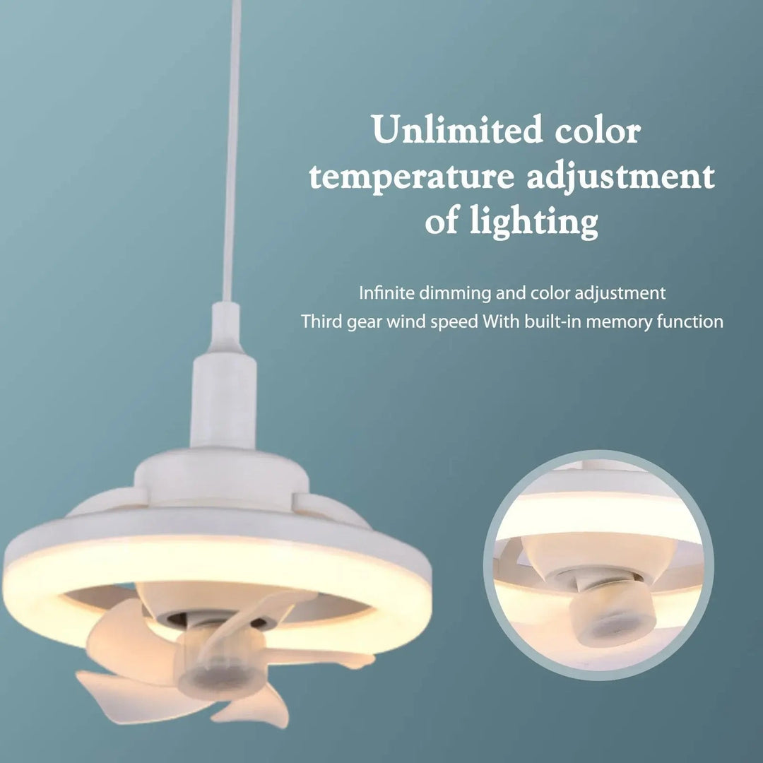 BowLift | LED ceiling fan with remote control – Quiet & Stylish Cooling