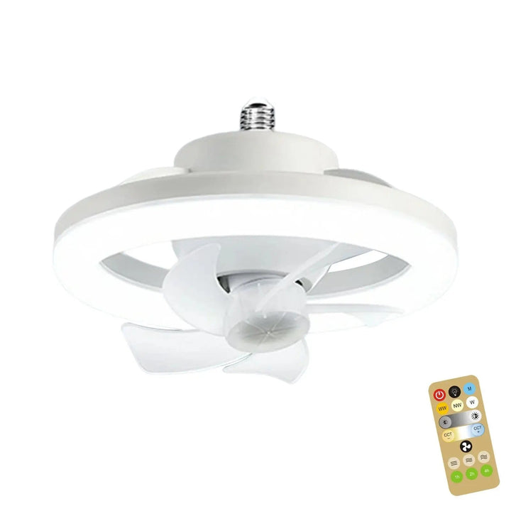 BowLift | LED ceiling fan with remote control – Quiet & Stylish Cooling