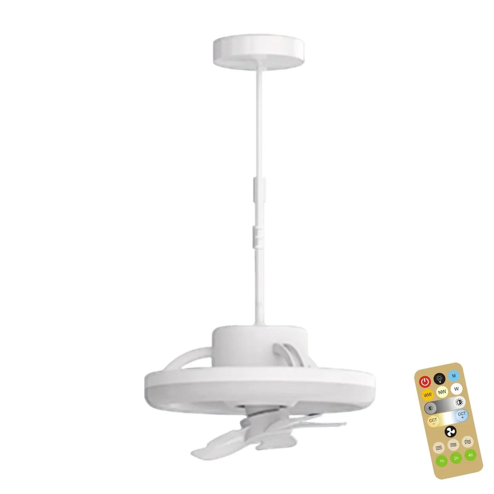 BowLift | LED ceiling fan with remote control – Quiet & Stylish Cooling