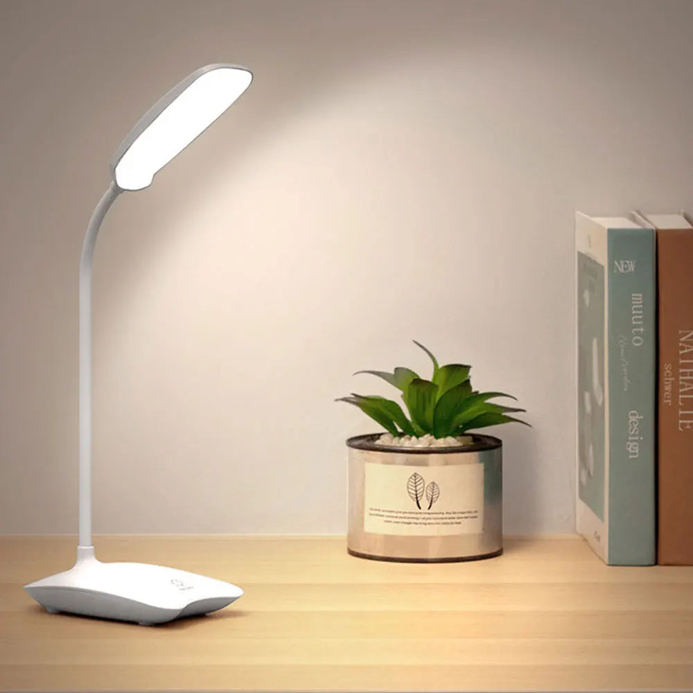 Multifunctional LED table lamp with flexible neck – Dimmable, eye-friendly, perfect for office and bedside | Bowlift