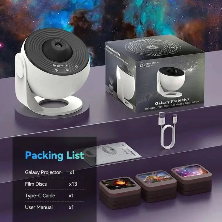 BowLift | LED Galaxy Projector – Your room as a magical star paradise