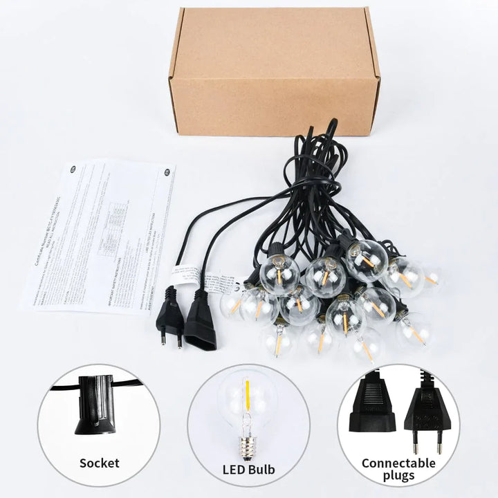 LED Ball String Lights Bowlift