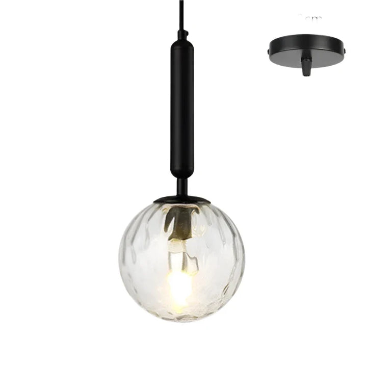 Luxurious pendant lamp in gold – Modern hanging light for staircase or living area | Bowlift