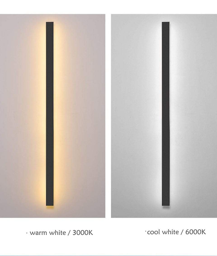 LED Outdoor Long Wall Lamp Bowlift