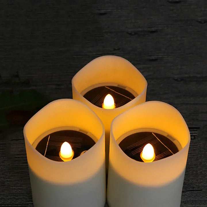 LED Solar Candle Outdoor – Weatherproof Solar Lamp for Garden, Balcony, Terrace | Bowlift