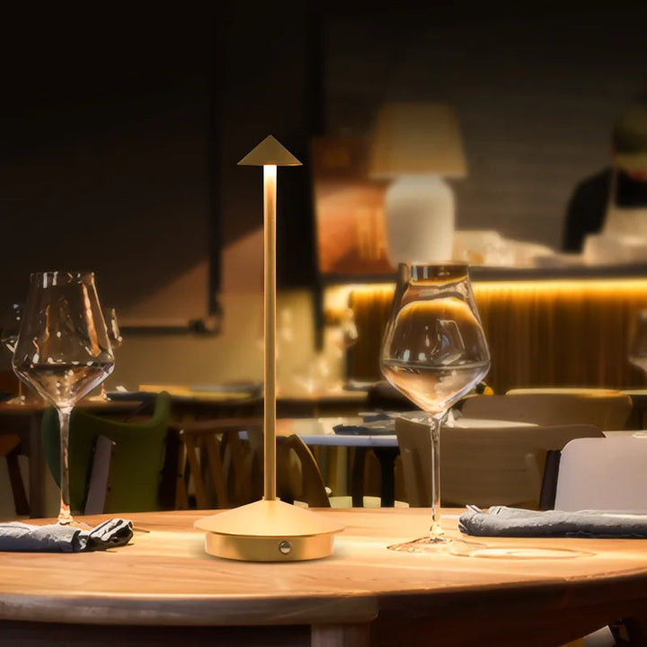 Modern LED table lamp with touch sensor – Dimmable, Wireless and Minimalist Design | Bowlift