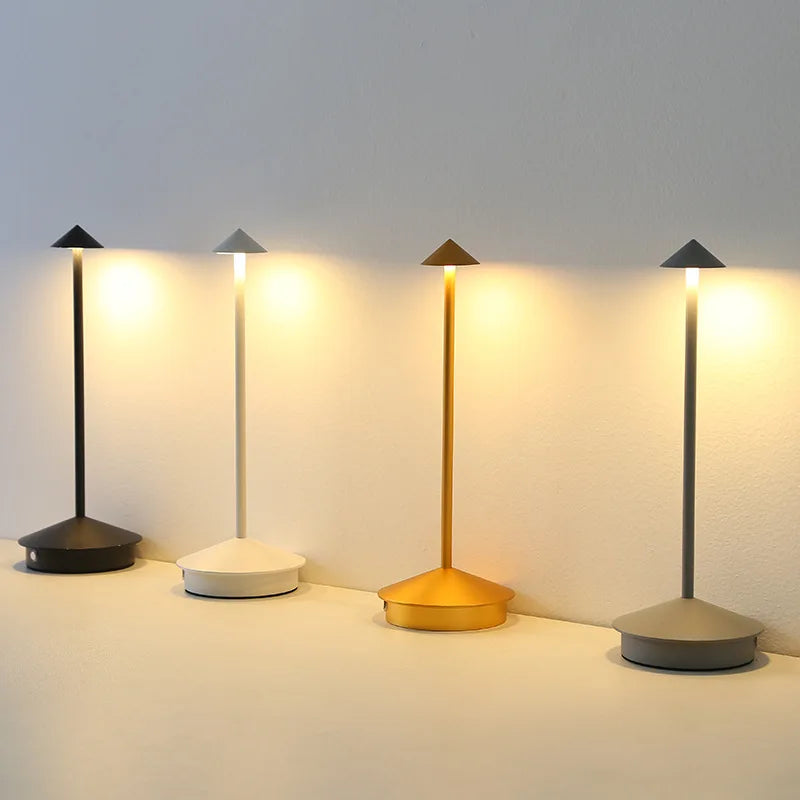 Modern LED table lamp with touch sensor – Dimmable, Wireless and Minimalist Design | Bowlift
