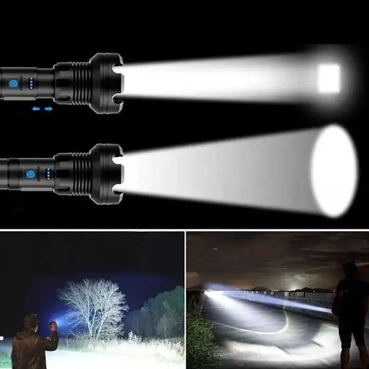 BowLift | LED flashlight with laser – rechargeable & robust
