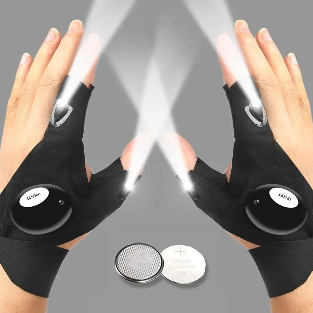 BowLift | LED Flashlight Gloves – Hands-Free Light for Any Task