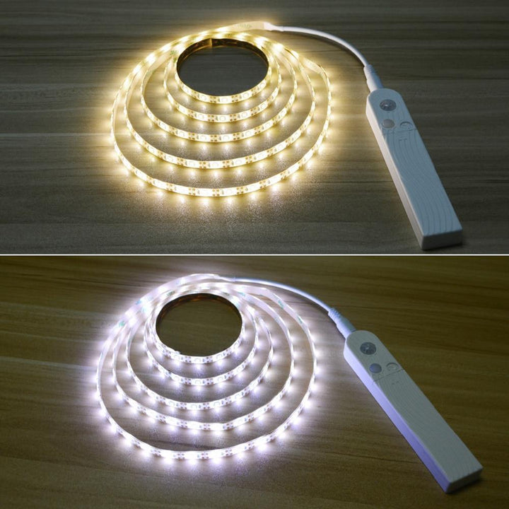 BowLift | LED Under Cabinet light LED Strip led Lamp with Wireless PIR Motion Sensor USB Port light Closet Stairs Wardrobe Bed Side Light