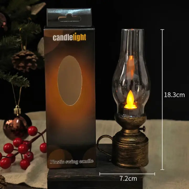 BowLift | LED Vintage Petroleum-Style Swing Candle Lamp