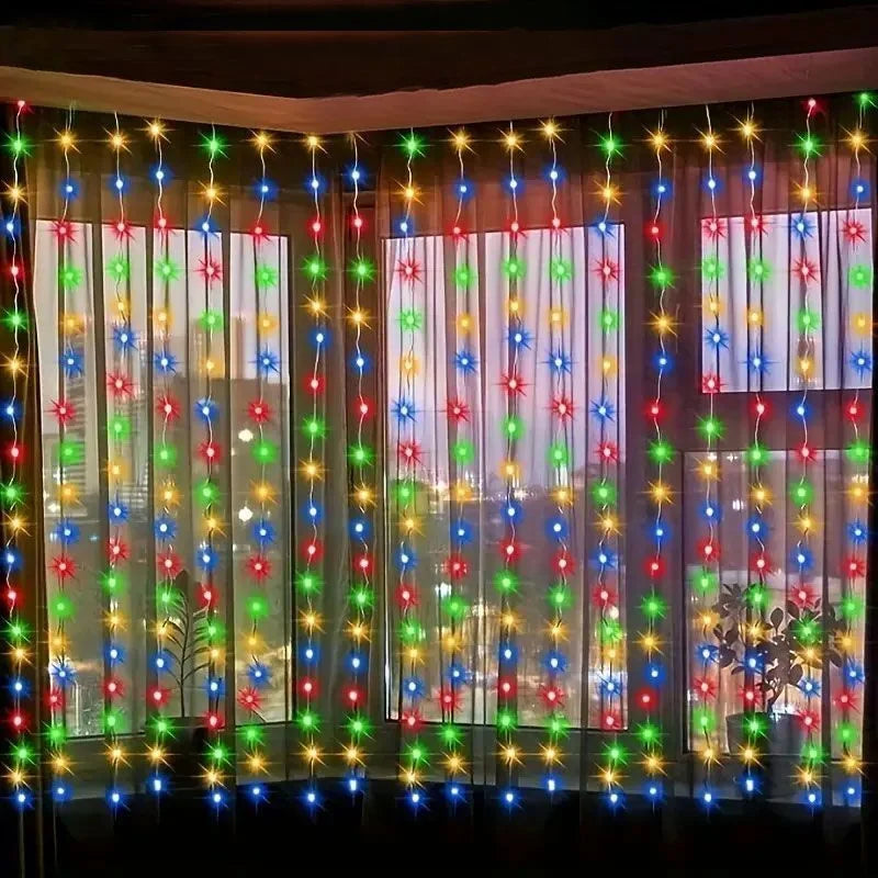 BowLift | LED-Gordijnlicht voor Sfeervolle Decoratie – USB Verlichting met Afstandsbediening & 8 Lichtmodi