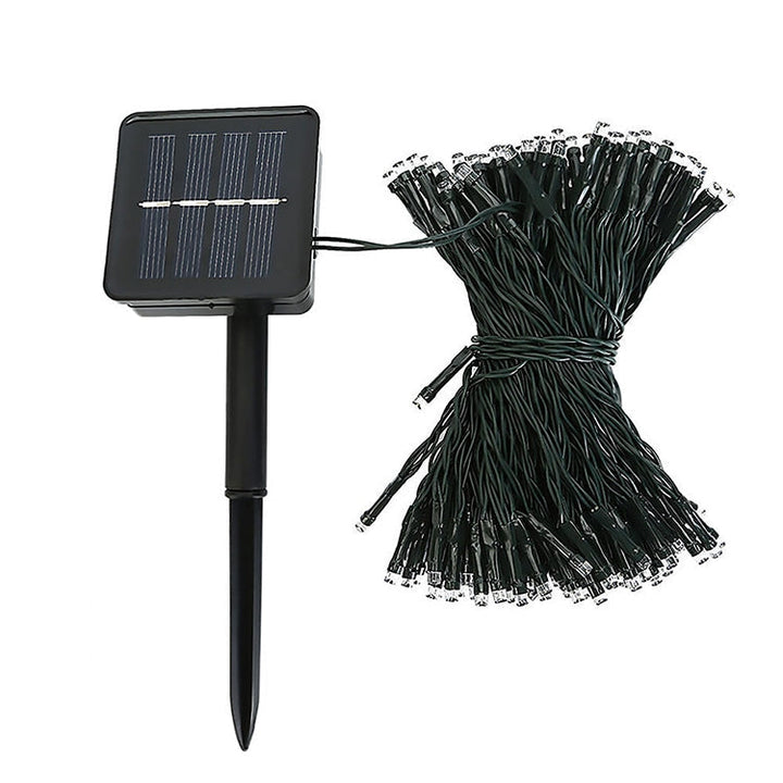 BowLift | 200 LEDs Outdoor Waterproof Christmas Festival Decoration Solar Lamps String Lights, Length: 22m (Blue)
