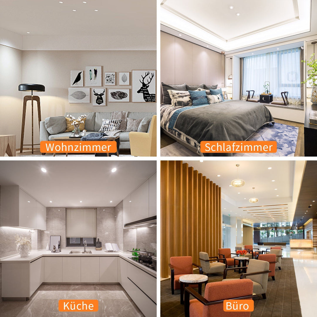 LED recessed spotlight LED spot 3W cool white/warm white | Bowlift