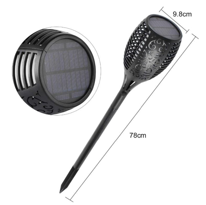 LED Solar Garden Torpedoes Deluxe 96 LED (4 pieces) | Bowlift