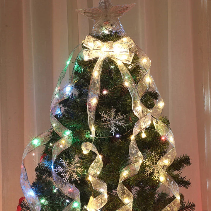 BowLift | LumiRibbon LED Kerstverlichting Lint – Warm Wit, Flexibel & Energiezuinig voor Binnen en Buiten