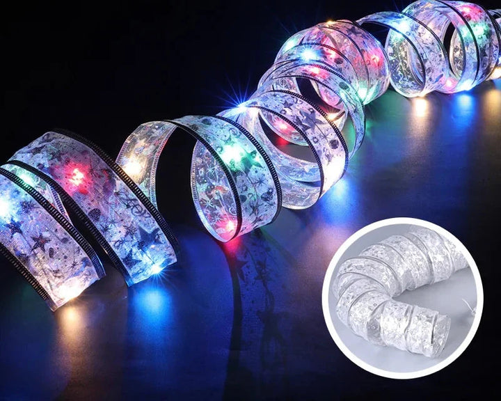 BowLift | LumiRibbon LED Kerstverlichting Lint – Warm Wit, Flexibel & Energiezuinig voor Binnen en Buiten