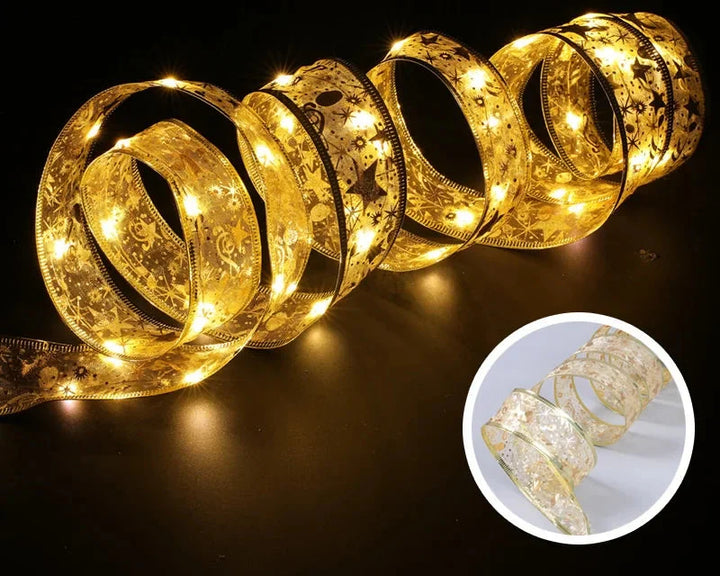 BowLift | LumiRibbon LED Kerstverlichting Lint – Warm Wit, Flexibel & Energiezuinig voor Binnen en Buiten