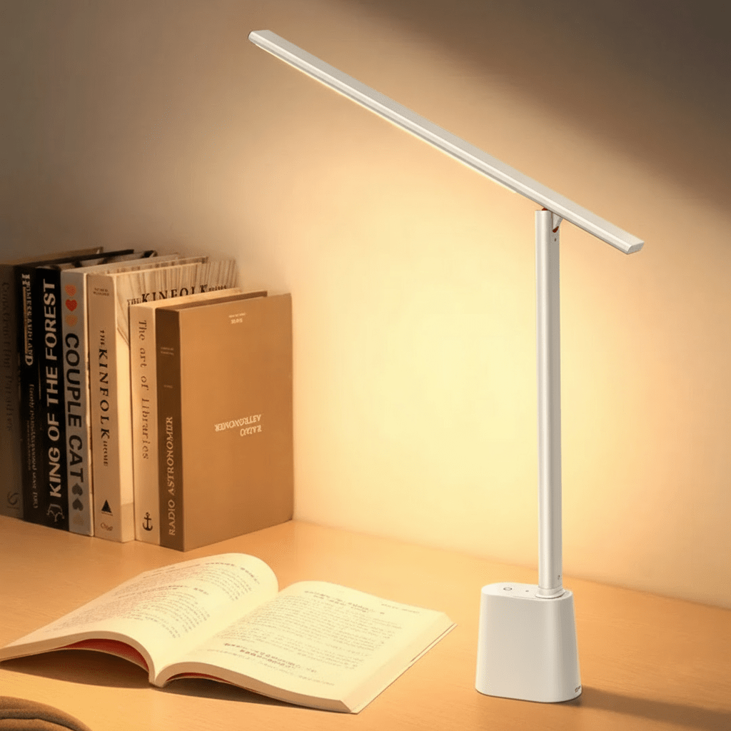 BowLift | Intelligent, foldable LED desk lamp with battery & dimming function