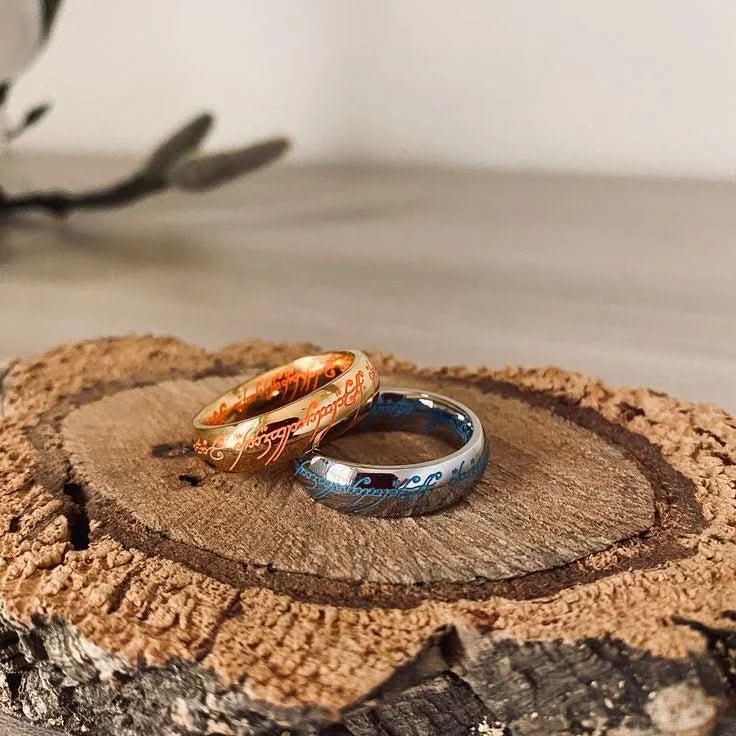 BowLift | Illuminated jewelry ring with engraving for luck & positivity