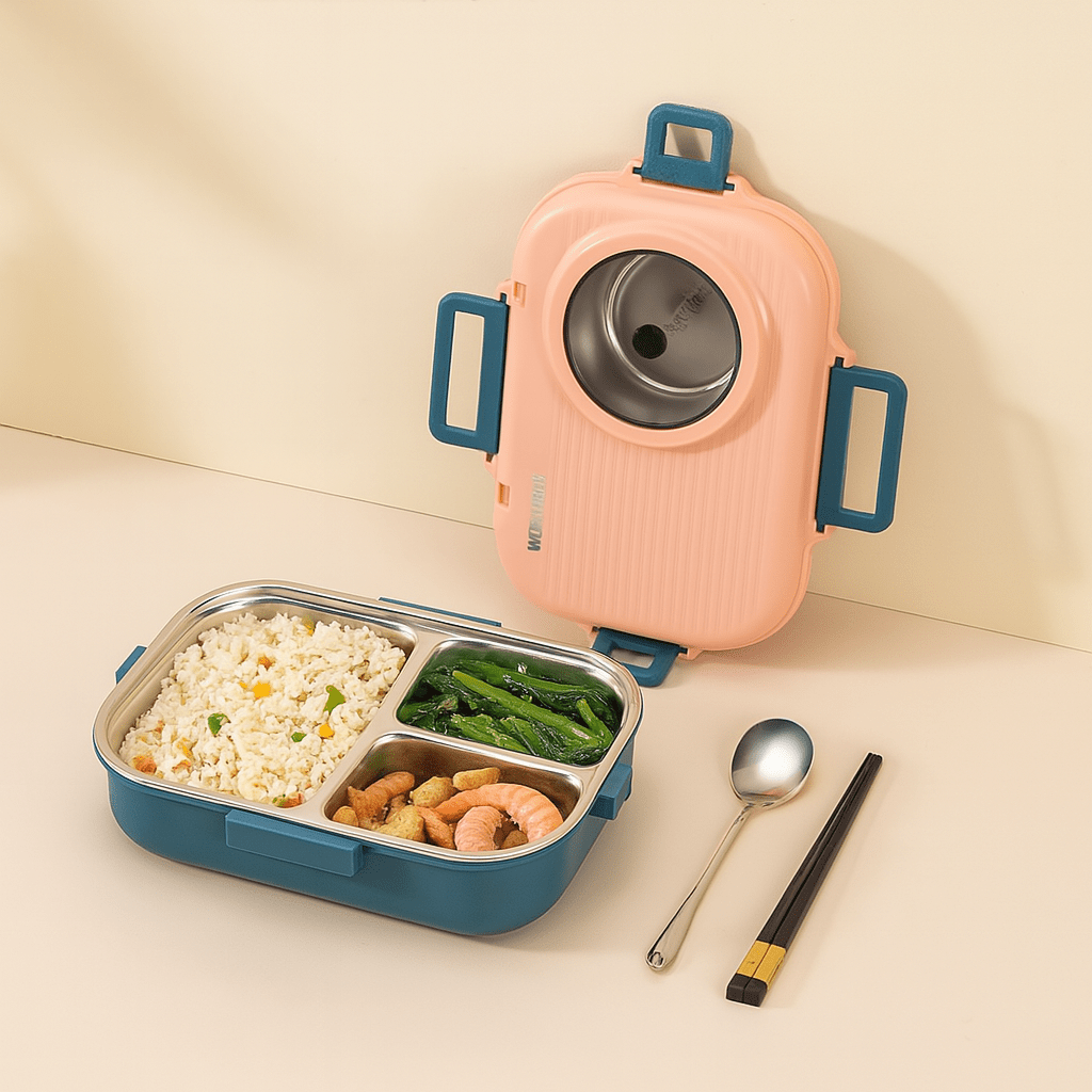 BowLift | Stainless Steel Lunch Box with Insulation for Fresh & Organized Meals