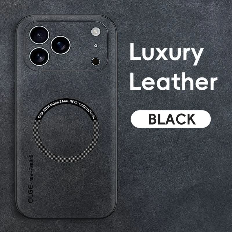 BowLift | Premium Leather MagSafe Case for iPhone 11-17 Series